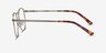 St Michel Bronze MetalEyeglass Frames from EyeBuyDirect, Side View