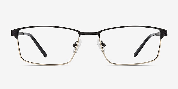 Prime Black Brown Metal Eyeglass Frames
