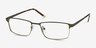 Prime Green Bronze MetalEyeglass Frames from EyeBuyDirect, Angle View