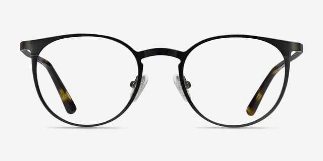 Radius Vert MétalMontures de lunettes de vue d'EyeBuyDirect, Vue de Face