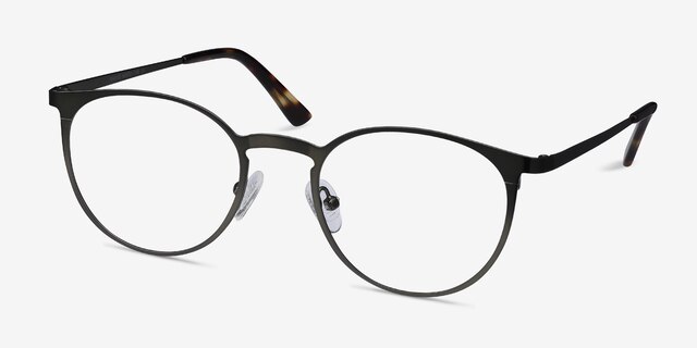 Radius Vert MétalMontures de lunettes de vue d'EyeBuyDirect, Vue d'Angle