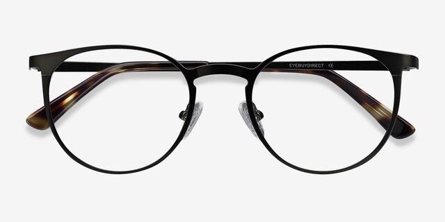 Radius Vert MétalMontures de lunettes de vue d'EyeBuyDirect, Vue Rapprochée