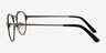 Wrap Bronze MetalEyeglass Frames from EyeBuyDirect, Side View