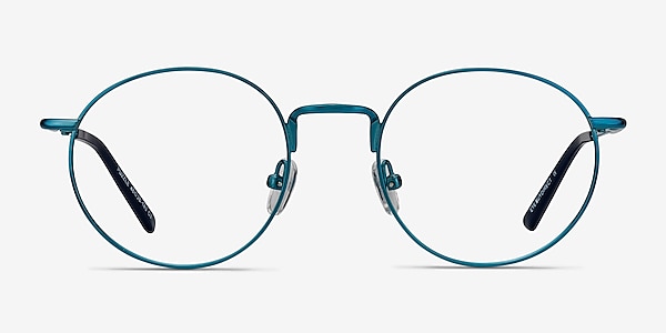 Puzzle Blue Metal Eyeglass Frames