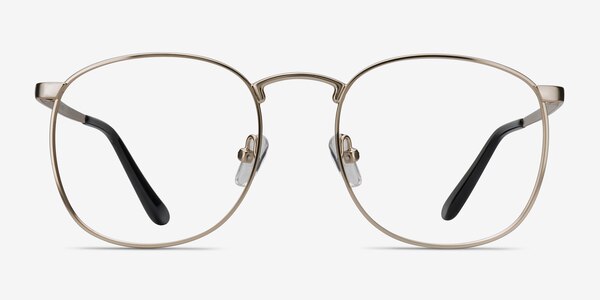 Closer Silver Metal Eyeglass Frames