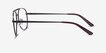 Discover Gunmetal MetalEyeglass Frames from EyeBuyDirect, Side View