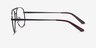 Discover Gunmetal MétalMontures de lunettes de vue d'EyeBuyDirect, Vue de Côté