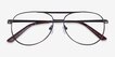Discover Gunmetal MetalEyeglass Frames from EyeBuyDirect, Closed View