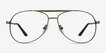 Discover Bronze MetalEyeglass Frames from EyeBuyDirect, Front View