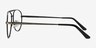 Discover Bronze MétalMontures de lunettes de vue d'EyeBuyDirect, Vue de Côté
