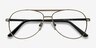 Discover Bronze MétalMontures de lunettes de vue d'EyeBuyDirect, Vue Rapprochée