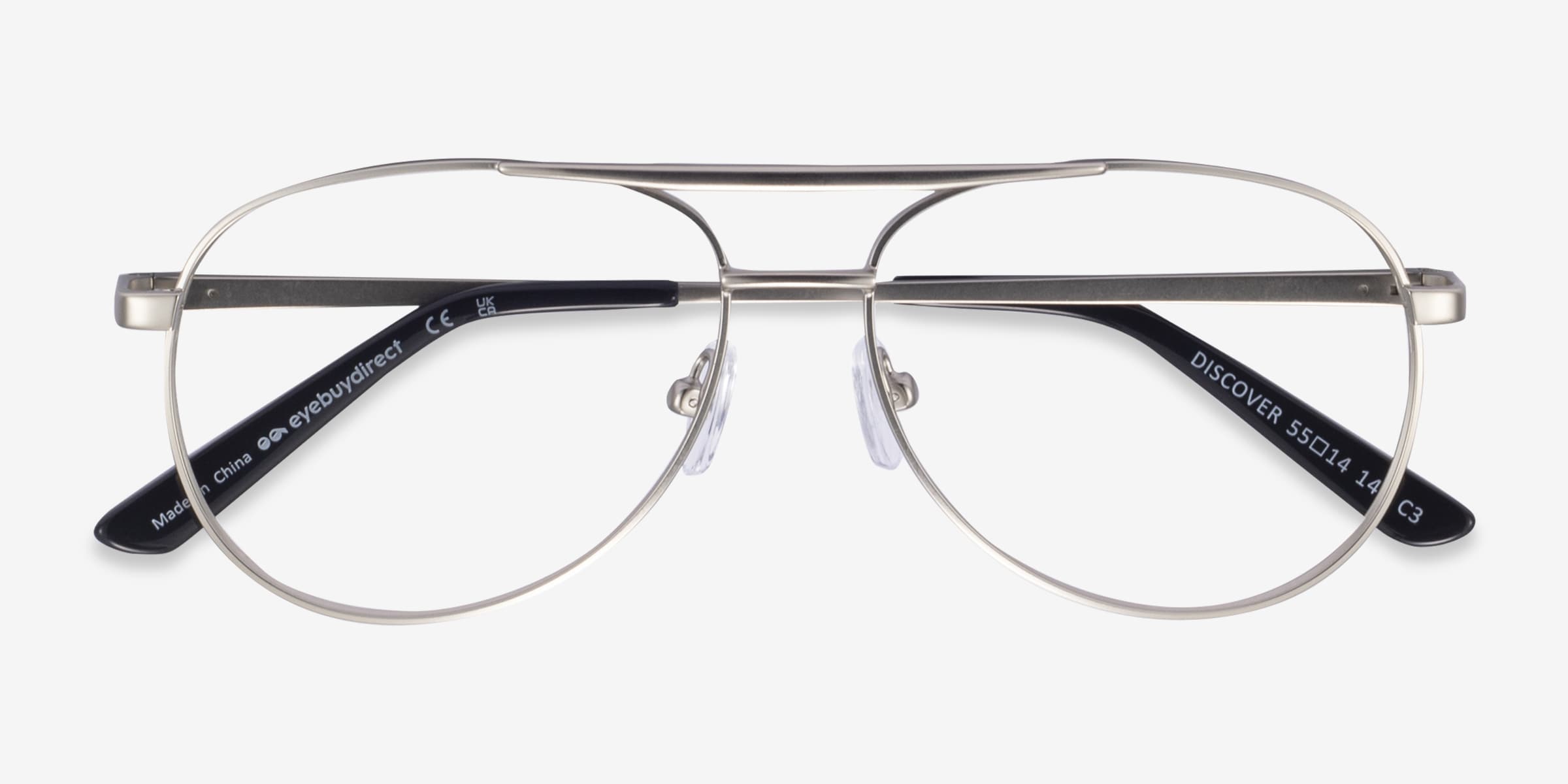 Silver Dollar Eyeglasses Frames ONLY #2 Scott 55-17-145mm Aviator Full Rim Amazon.com: Ray-Ban RX8225V Aviator Titanium Prescription  main image 4