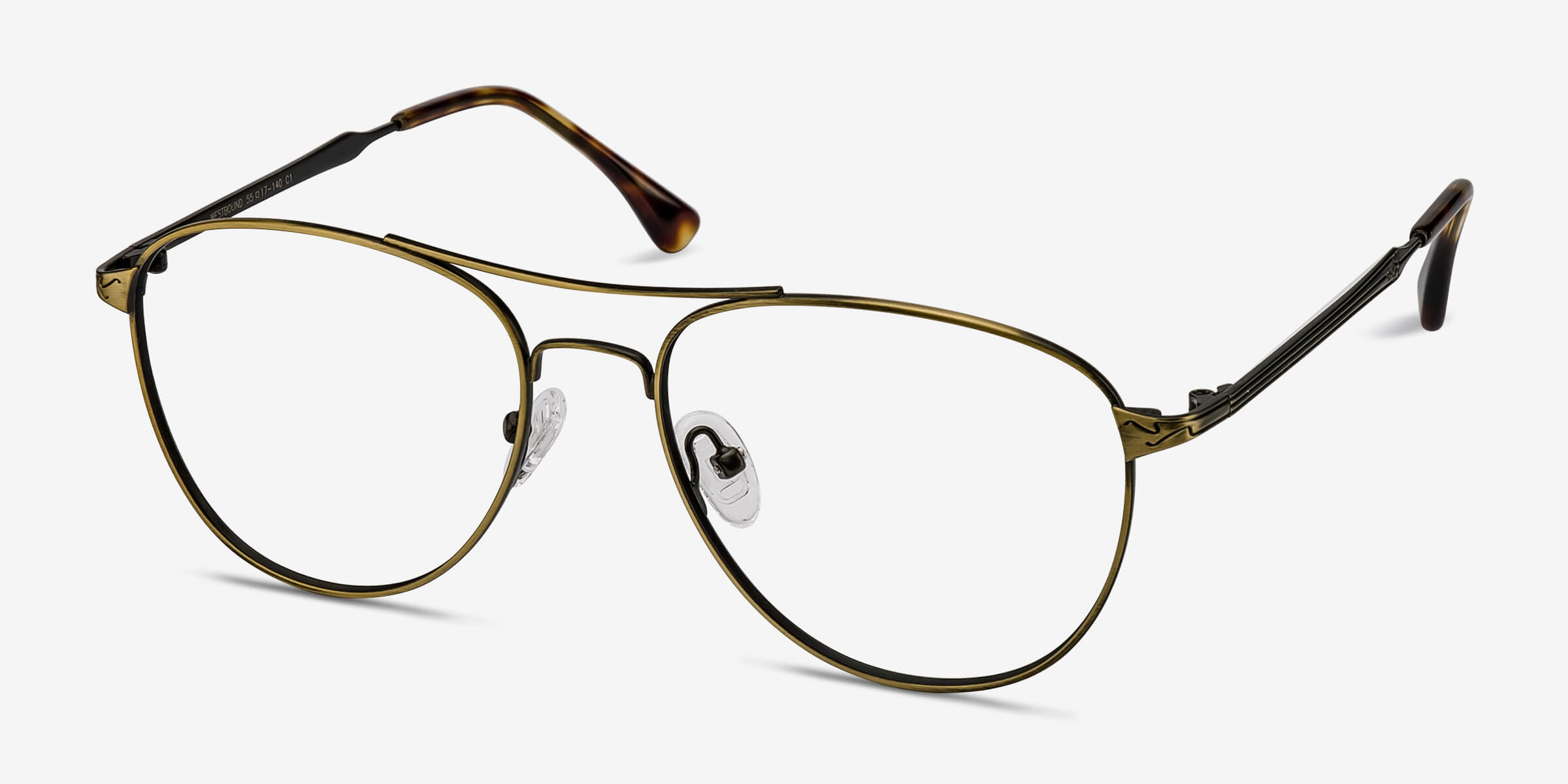 Westbound Aviator Bronze Full Rim Eyeglasses | Eyebuydirect