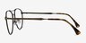 Westbound Bronze MetalEyeglass Frames from EyeBuyDirect, Side View