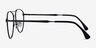 Westbound Dark Navy MetalEyeglass Frames from EyeBuyDirect, Side View