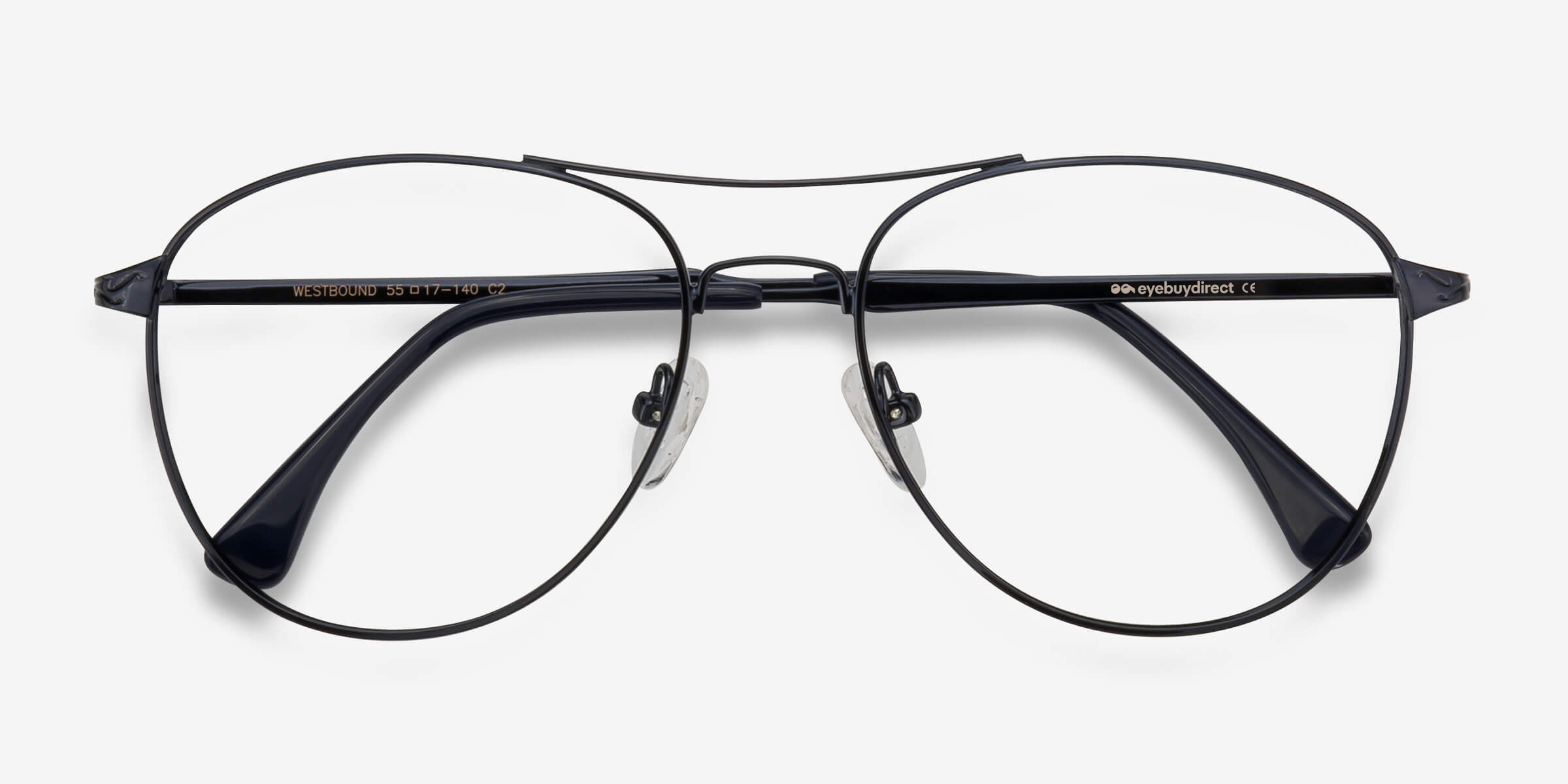 Westbound Aviator Dark Navy Full Rim Eyeglasses Eyebuydirect