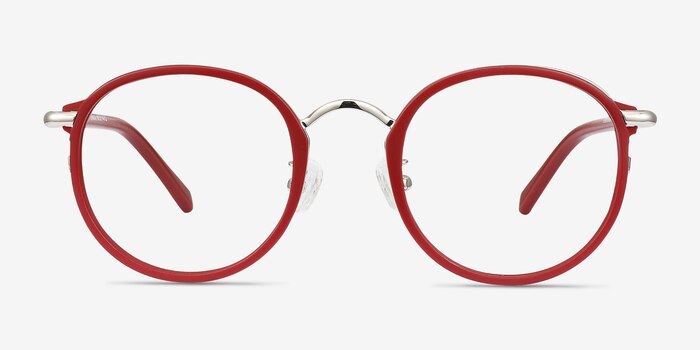 Carnival Matte Red Acetate-metal Eyeglass Frames from EyeBuyDirect