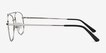 Tasker Silver MetalEyeglass Frames from EyeBuyDirect, Side View