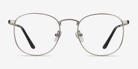 St Michel Argenté Métal Montures de lunettes de vue d'EyeBuyDirect, Vue de Face