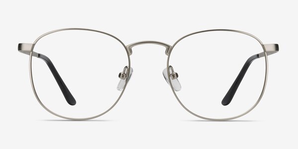 St Michel Silver Metal Eyeglass Frames