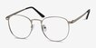 St Michel Silver MetalEyeglass Frames from EyeBuyDirect, Angle View