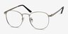 St Michel Silver MetalEyeglass Frames from EyeBuyDirect, Angle View