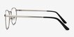 St Michel Silver MetalEyeglass Frames from EyeBuyDirect, Side View