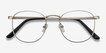 St Michel Silver MetalEyeglass Frames from EyeBuyDirect, Closed View
