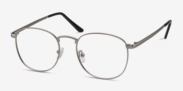 St Michel Argenté MétalMontures de lunettes de vue d'EyeBuyDirect, Vue d'Angle