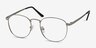 St Michel Argenté MétalMontures de lunettes de vue d'EyeBuyDirect, Vue d'Angle