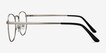 St Michel Silver MetalEyeglass Frames from EyeBuyDirect, Side View