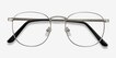 St Michel Silver MetalEyeglass Frames from EyeBuyDirect, Closed View