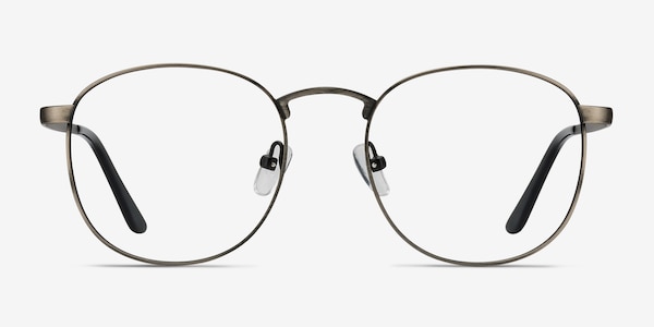 St Michel Gunmetal Metal Eyeglass Frames