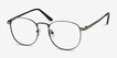 St Michel Gunmetal MetalEyeglass Frames from EyeBuyDirect, Angle View