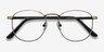 St Michel Gunmetal MetalEyeglass Frames from EyeBuyDirect, Closed View
