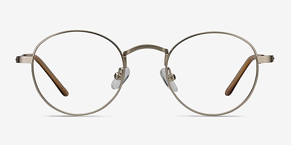 Cupertino Silver Metal Eyeglass Frames