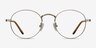 Cupertino Argenté MétalMontures de lunettes de vue d'EyeBuyDirect, Vue de Face
