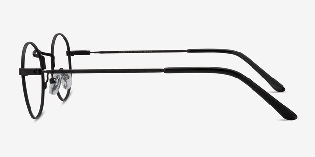 Cupertino Noir MétalMontures de lunettes de vue d'EyeBuyDirect, Vue de Côté