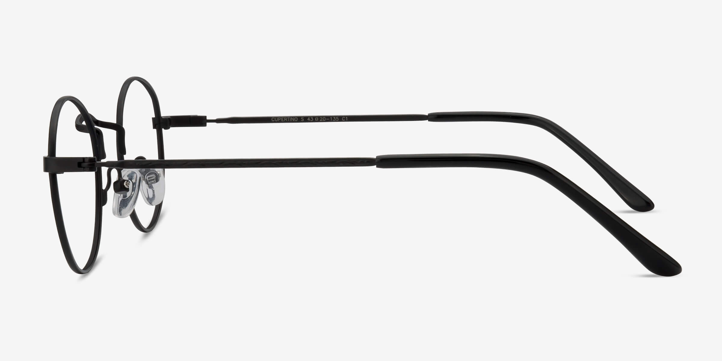 Cupertino Round Black Full Rim Eyeglasses Eyebuydirect