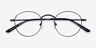 Cupertino Noir MétalMontures de lunettes de vue d'EyeBuyDirect, Vue Rapprochée