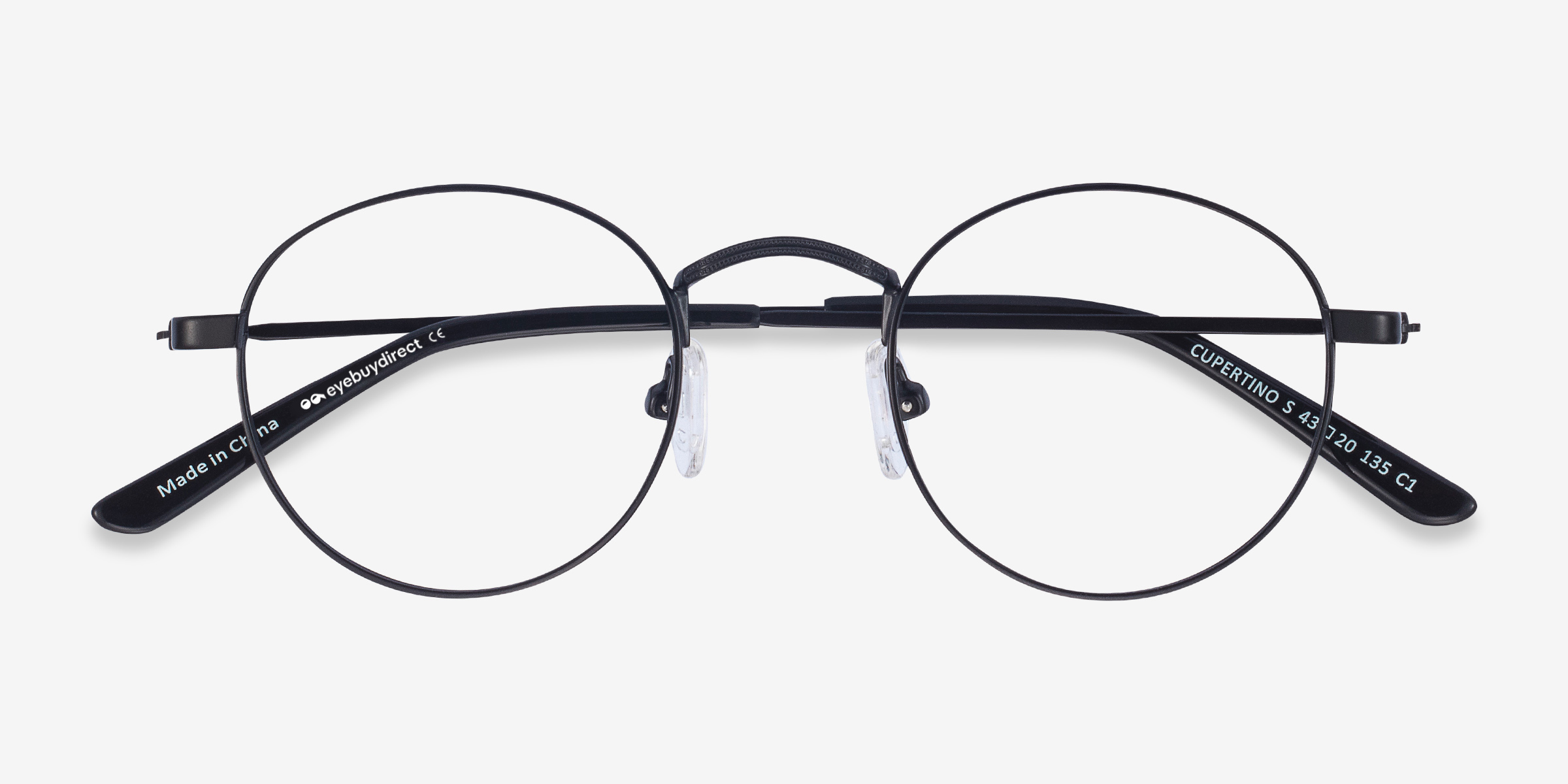 Cupertino Round Black Full Rim Eyeglasses Eyebuydirect