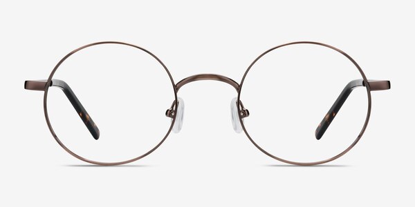 Socrates Brown Tortoise Metal Eyeglass Frames
