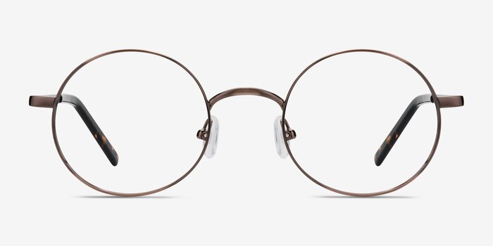 Socrates Brown Tortoise Métal Montures de lunettes de vue d'EyeBuyDirect