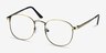 St Michel Bronze MetalEyeglass Frames from EyeBuyDirect, Angle View