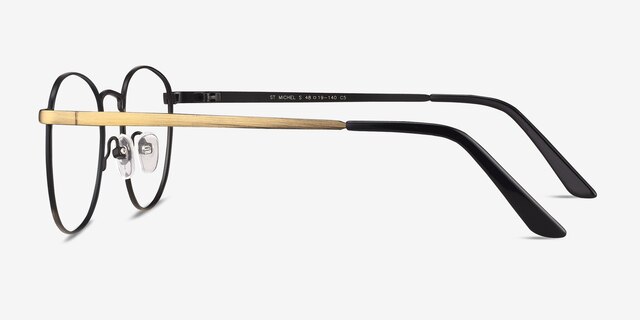 St Michel Bronze MetalEyeglass Frames from EyeBuyDirect, Side View