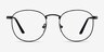 St Michel Black MetalEyeglass Frames from EyeBuyDirect, Front View