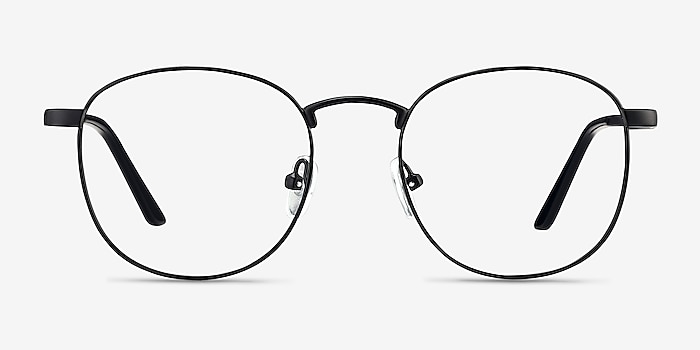 St Michel Black  Metal Eyeglass Frames from EyeBuyDirect