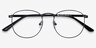 St Michel Black MetalEyeglass Frames from EyeBuyDirect, Closed View