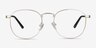 St Michel Golden MetalEyeglass Frames from EyeBuyDirect, Front View