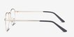 St Michel Golden MetalEyeglass Frames from EyeBuyDirect, Side View